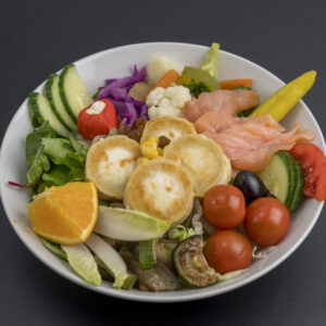 🥗 Salade Anecdote au Saumon & Chèvre